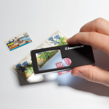 Kapesní lupa 2,5× / 10× s LED a UV lampou | Zlato-Výhodně.cz