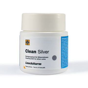 Čisticí lázeň pro čištění stříbrných mincí
