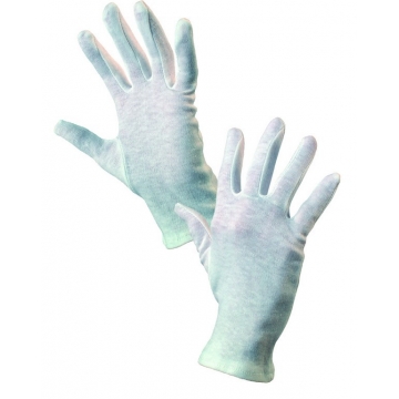 Bílé bavlněné numismatické rukavice  vel. S/M | Zlato-Výhodně.cz