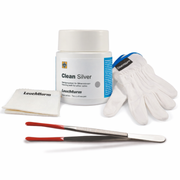 Sada na čištění stříbrných mincí Leuchtturm
