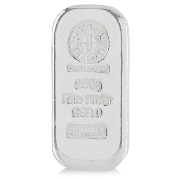 Argor - Heraeus 250 g - Investiční stříbrný slitek