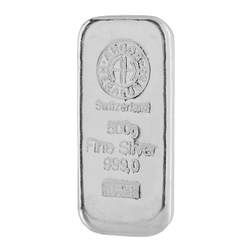 Argor-Heraeus 500 g - Investiční stříbrný slitek