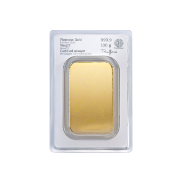 Investiční zlatý slitek Heraeus 100 g | Zlatý Trezor.cz