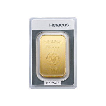 Heraeus 100 G - Investiční zlatý slitek