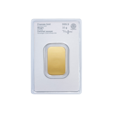 Investiční zlatý slitek Heraeus 10 g | Zlatý Trezor.cz