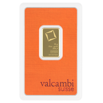 Valcambi 10 g - Investiční zlatý slitek
