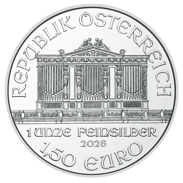 Wiener Philharmoniker (2026) - 1 Oz - stříbrná investiční mince