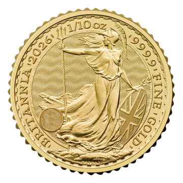 Britannia (2026) 1/10 Oz - Investiční zlatá mince