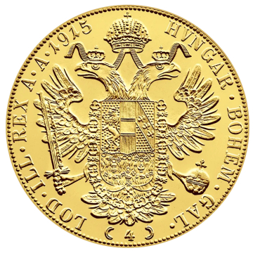 4 Dukát 1915 novoražba – investiční zlatá mince | Zlatý Trezor