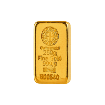 Argor-Heraeus 250g - Investiční zlatý slitek