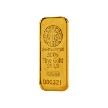 Argor-Heraeus 500g - Investiční zlatý slitek