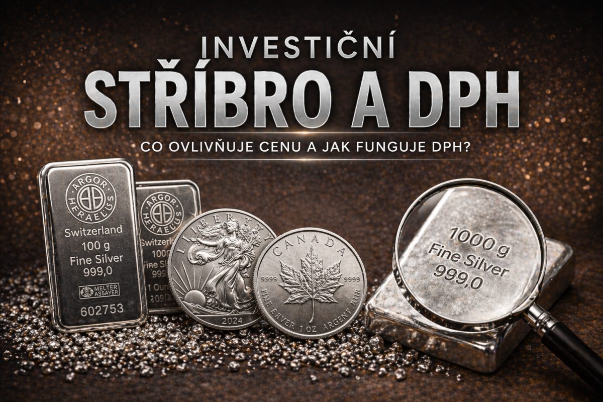 Investiční stříbro a DPH: proč je cena vyšší než burzovní spot a co by měl investor vědět