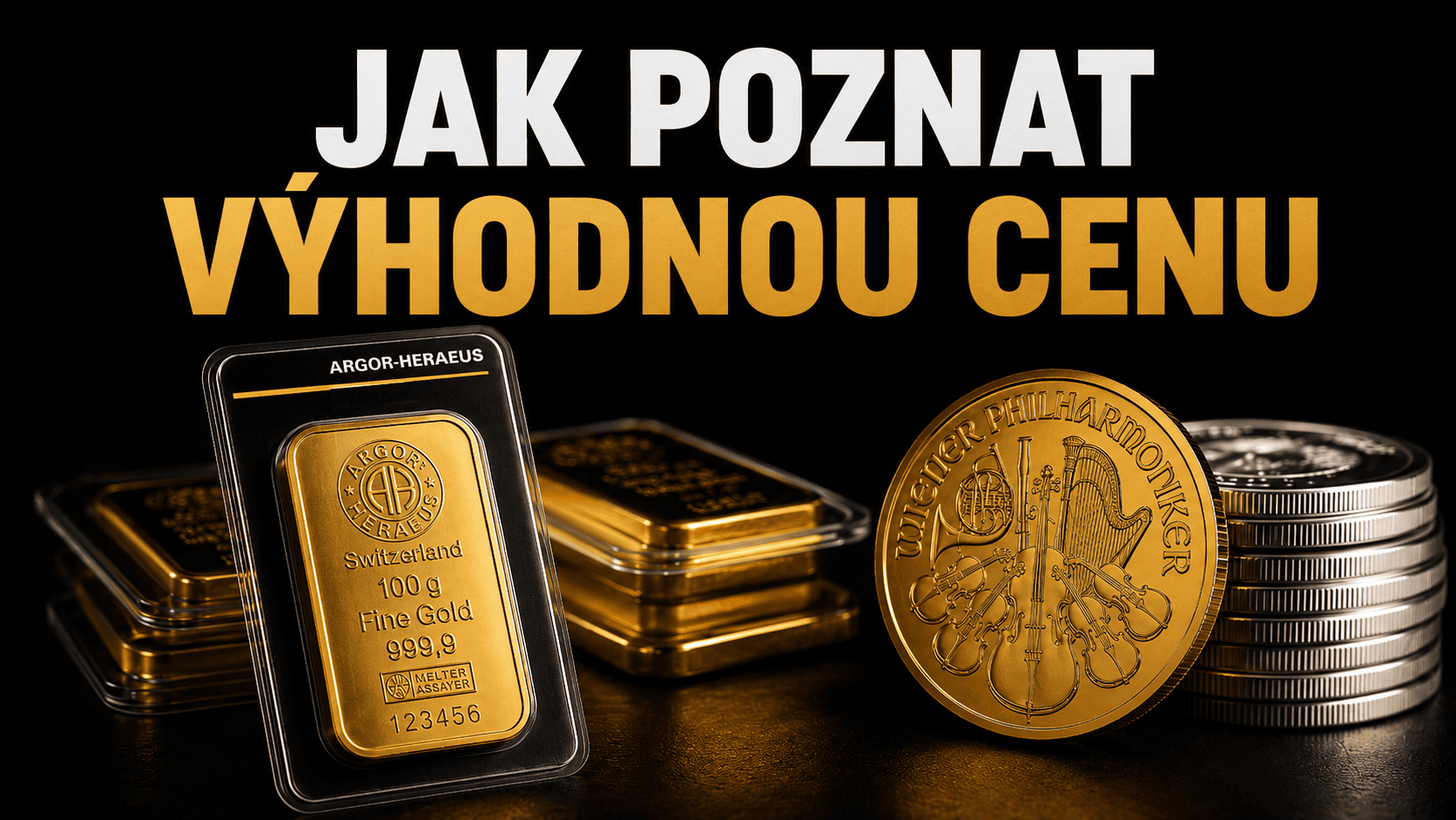 Jak poznat výhodnou cenu investičního zlata a stříbra?