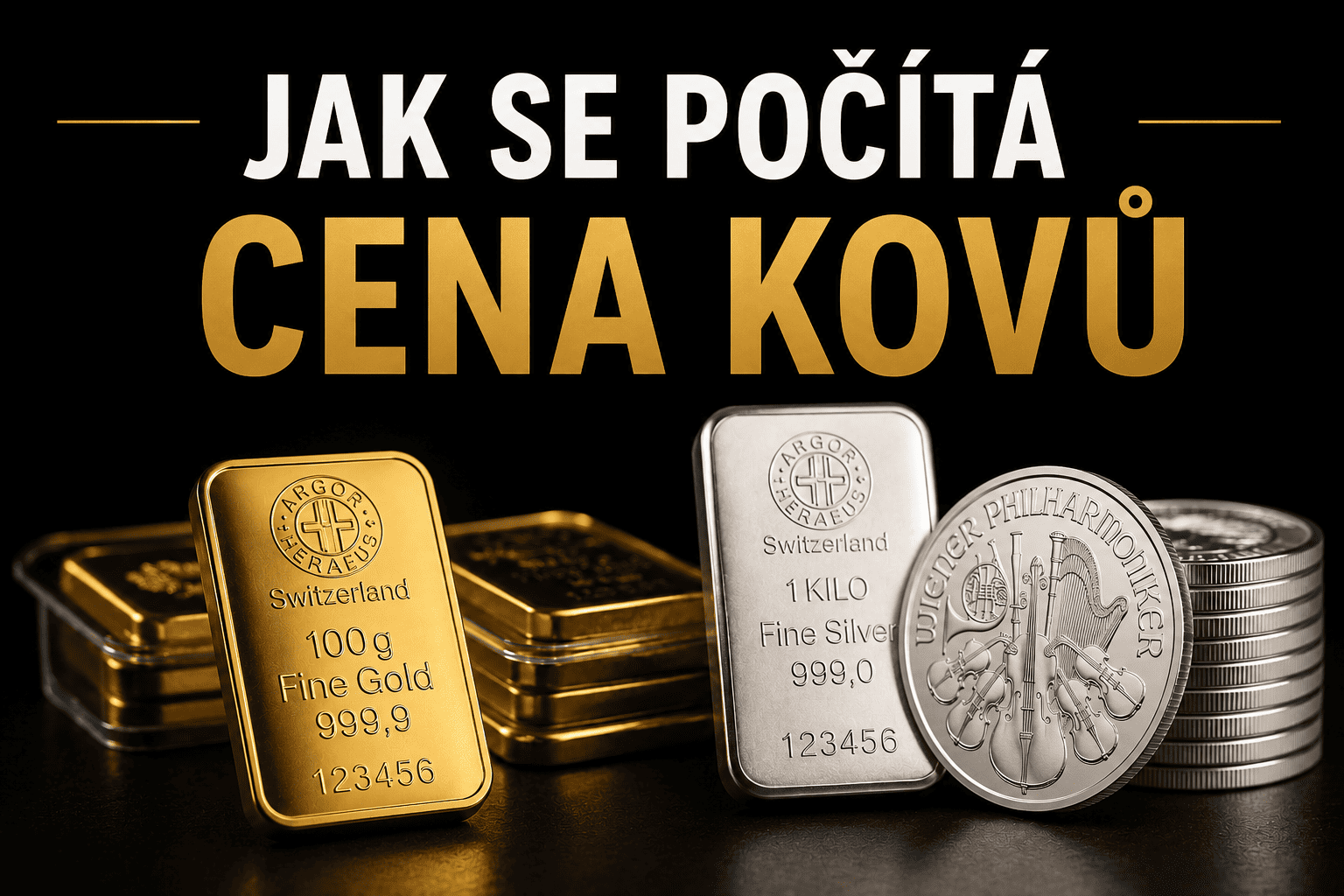 Jak se počítá cena zlata a stříbra?