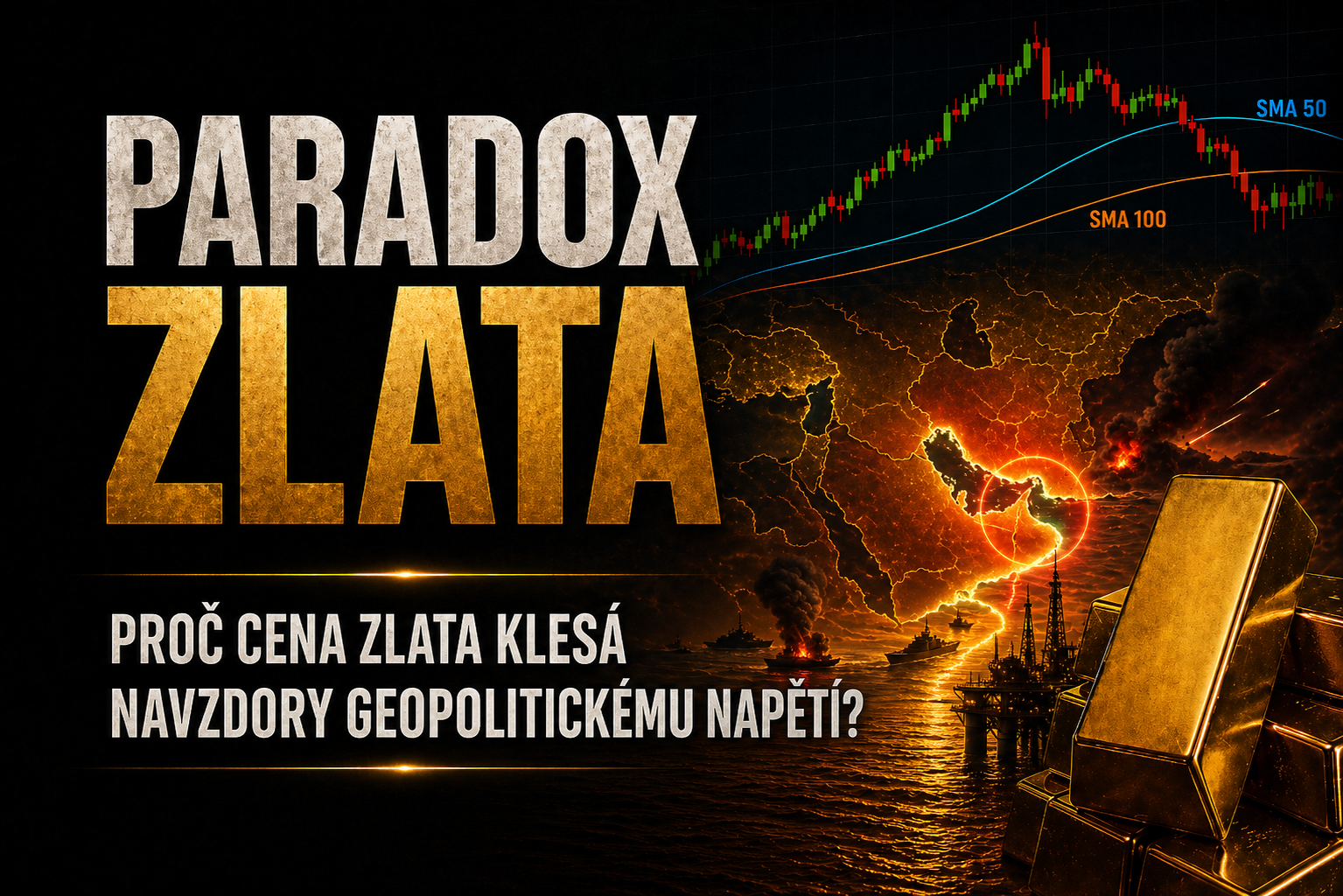 Paradox zlata: proč klesá, když svět čekal růst?