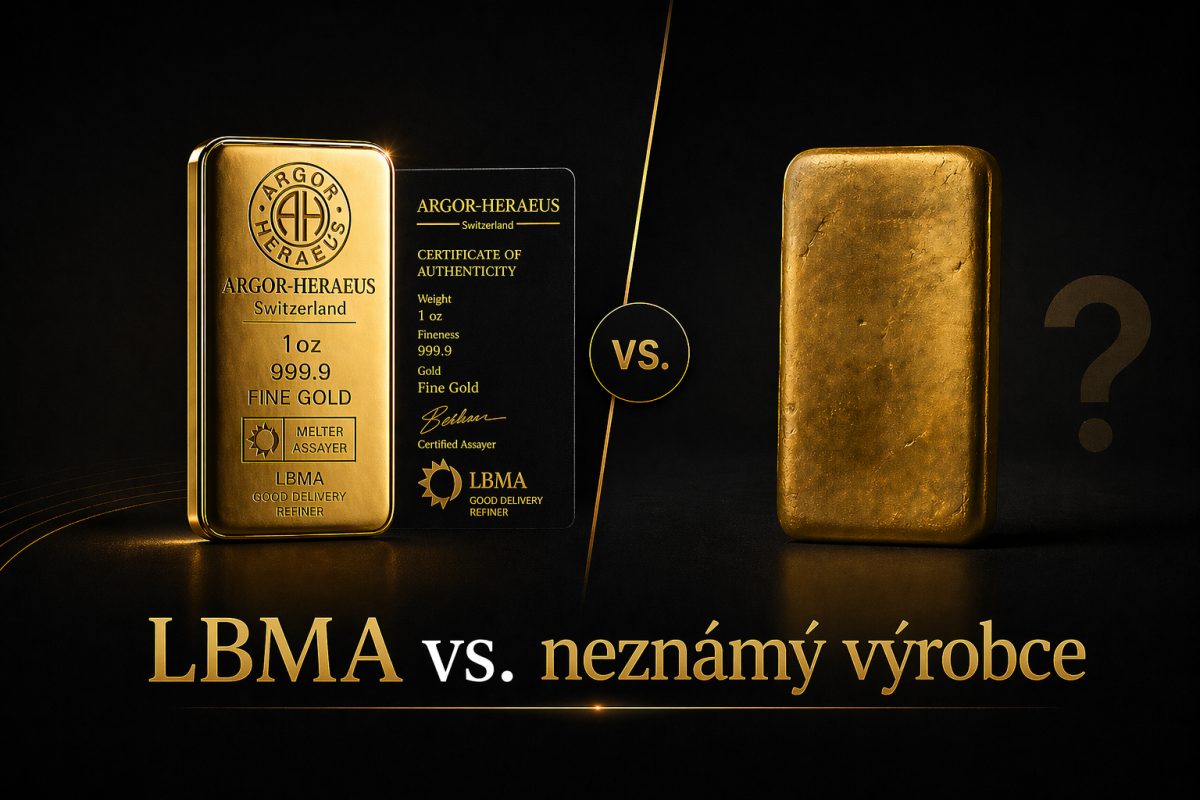 Jaký je rozdíl mezi LBMA rafinerií a neznámým výrobcem
